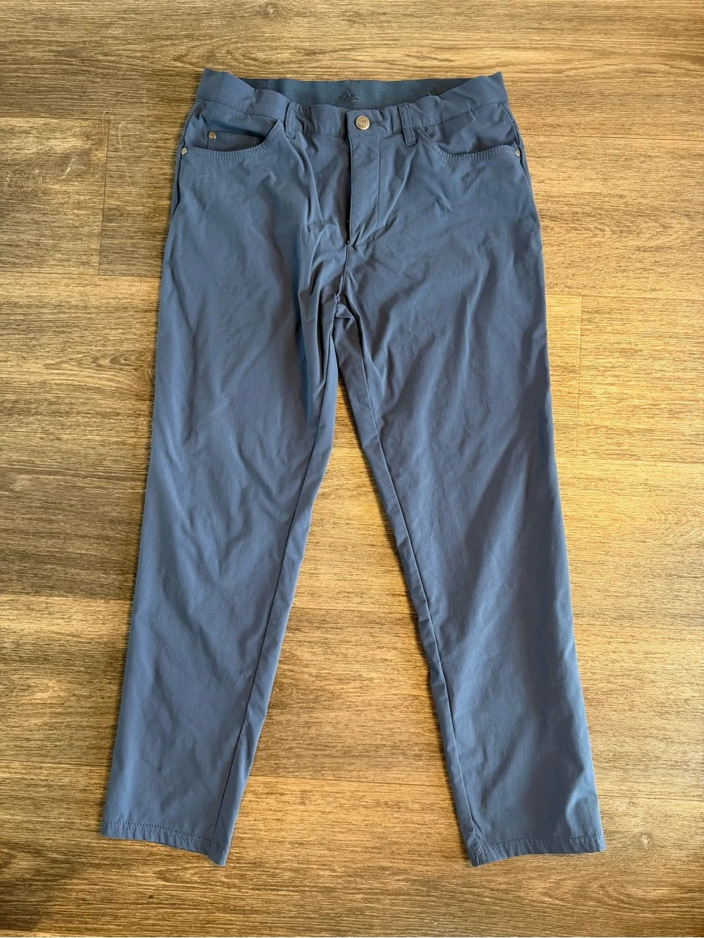 adidas Men's Slim Straight Jeans in Slate Blue